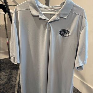 Nike Men's Light Gray Polo Shirt